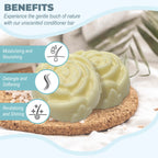Relaxcation Bio-Conditioner-Bar für geschädigtes Haar – unparfümiert, handgemacht in den USA