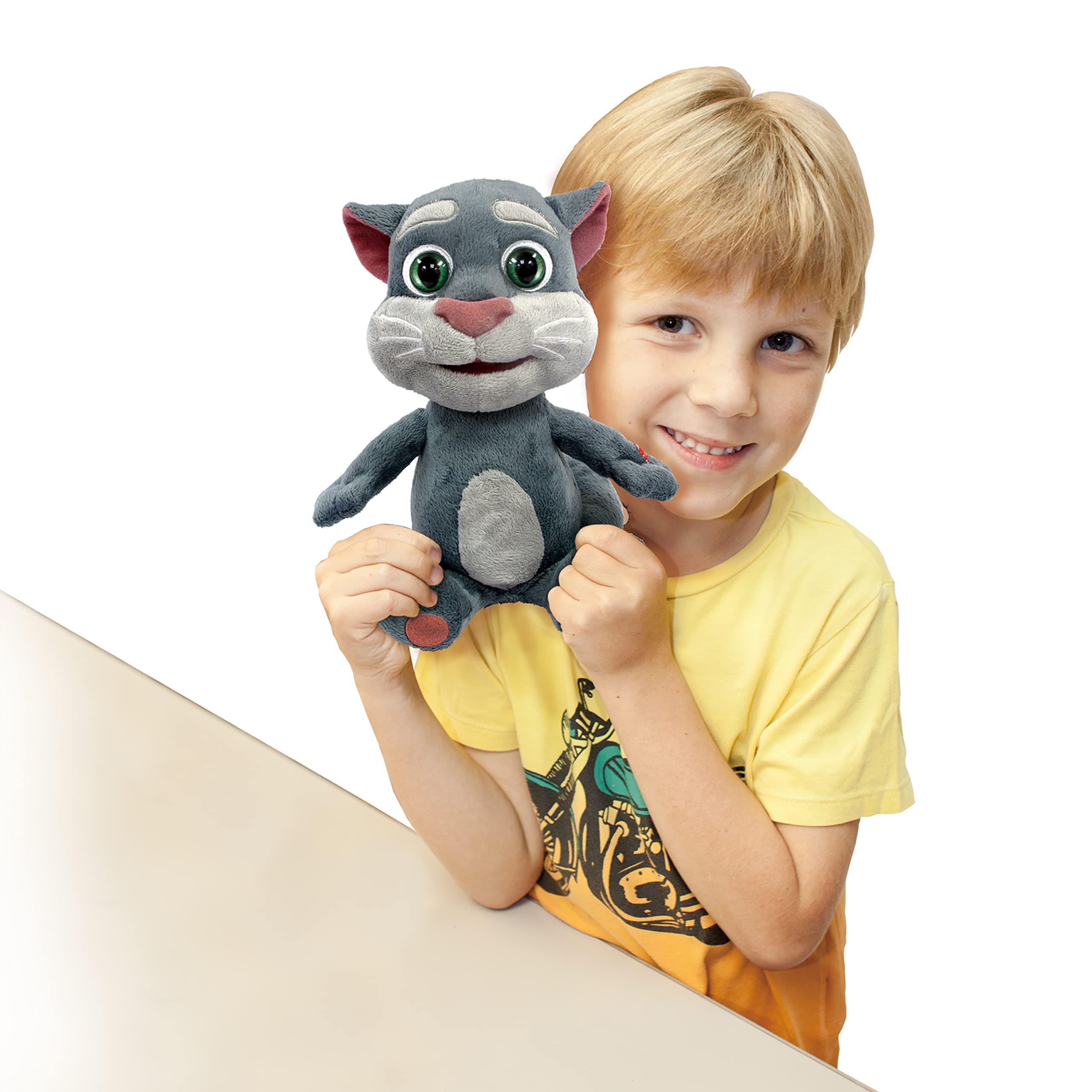 Relsy Talking Tom & Friends 12-Inch Interactive Plush – Talkback Toy that Repeats Your Voice & App Sound Effects