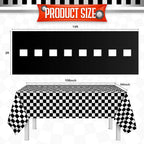 Remagr Race Car Theme Birthday Party Supplies – 24 Pcs Pack with Flags, Cones, Tire Tubes, Tablecloth & Runner