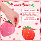Renbuzhu 13Pcs Strawberry Party Decorations – Honeycomb Balls, Banner & Centerpieces