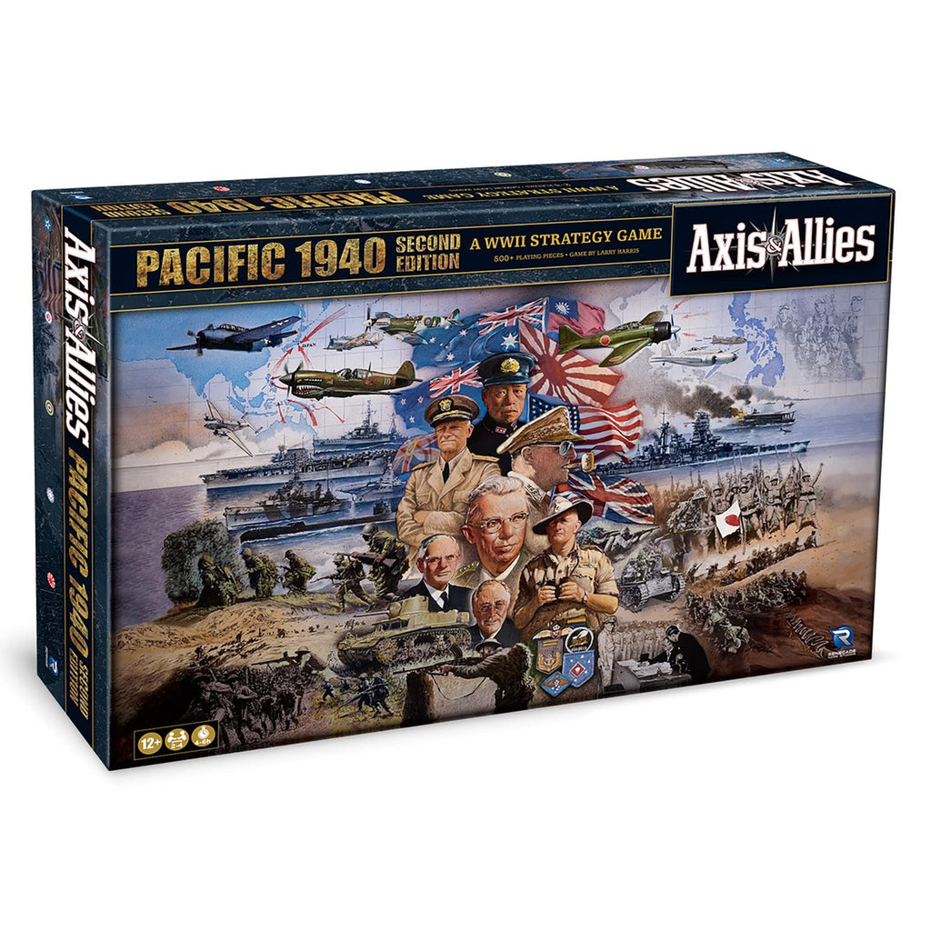 Renegade Axis & Allies: 1940 Pacific Second Edition – WWII War Strategy Board Game for 2–4 Players