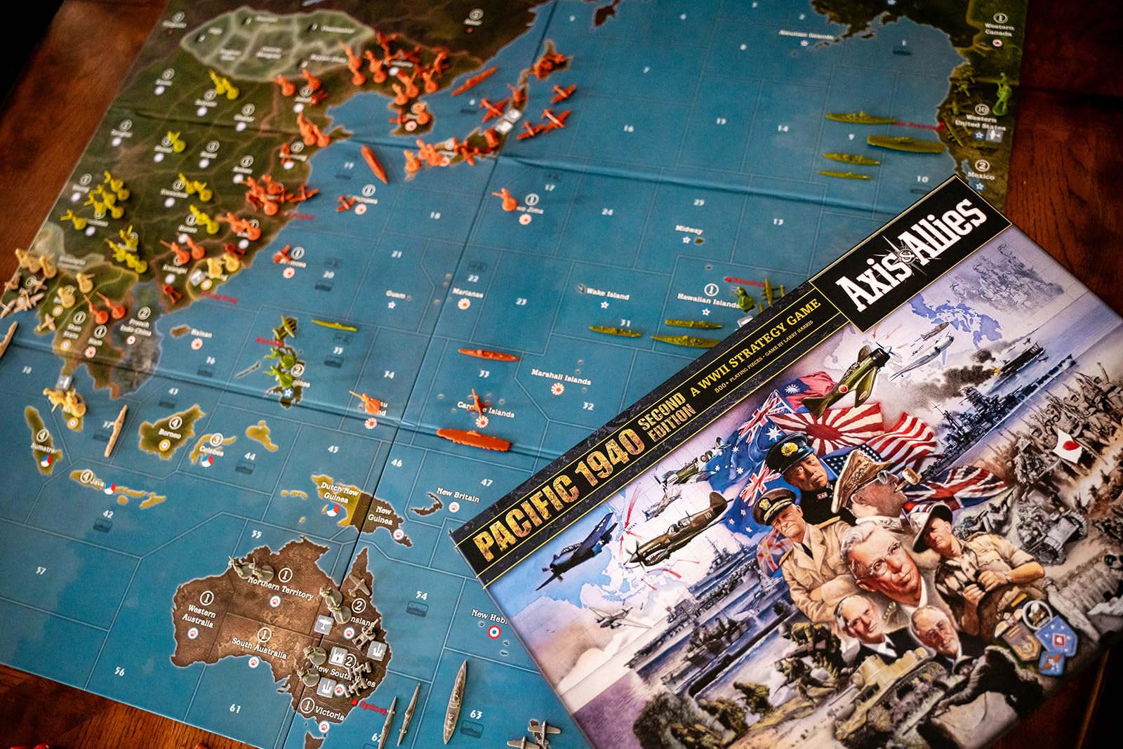 Renegade Axis & Allies: 1940 Pacific Second Edition – WWII War Strategy Board Game for 2–4 Players