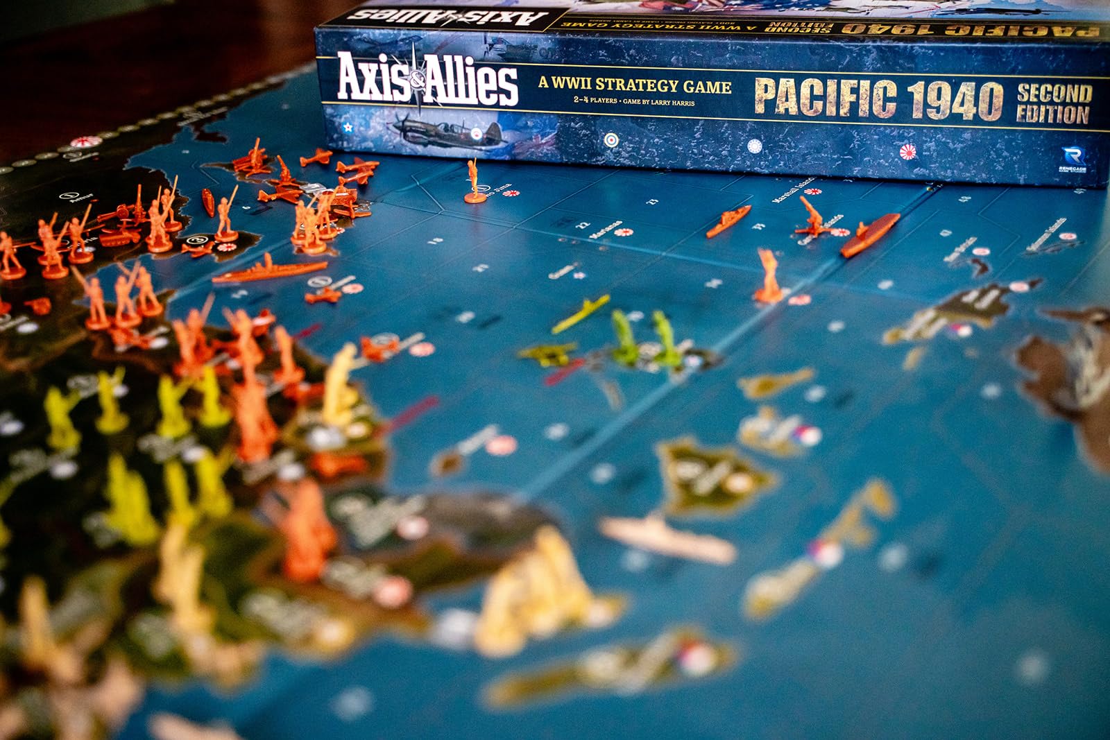 Renegade Axis & Allies: 1940 Pacific Second Edition – WWII War Strategy Board Game for 2–4 Players