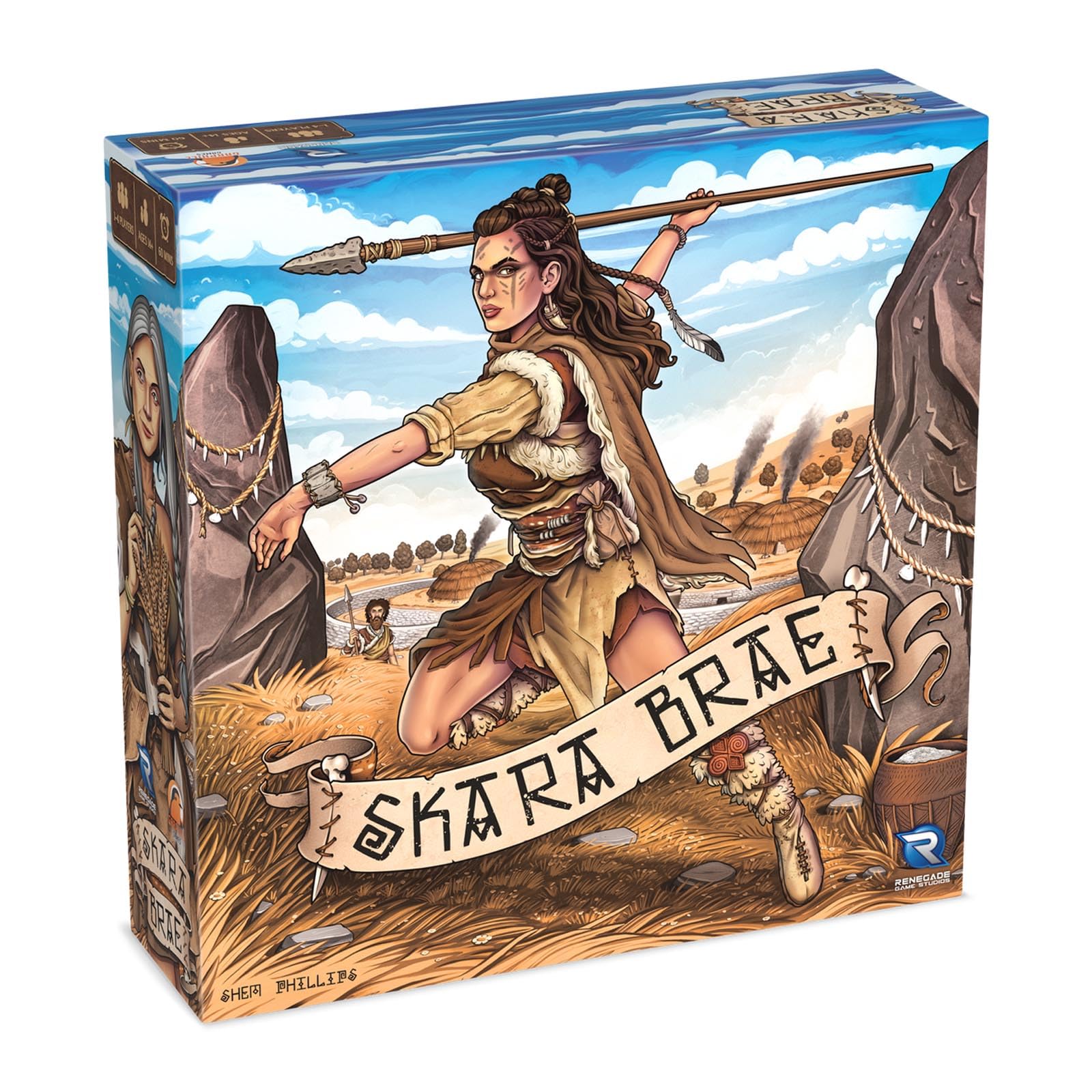 Skara Brae - Resource Management Board Game by Renegade Game Studios | 1-4 Players, 60 Min, Ages 13+