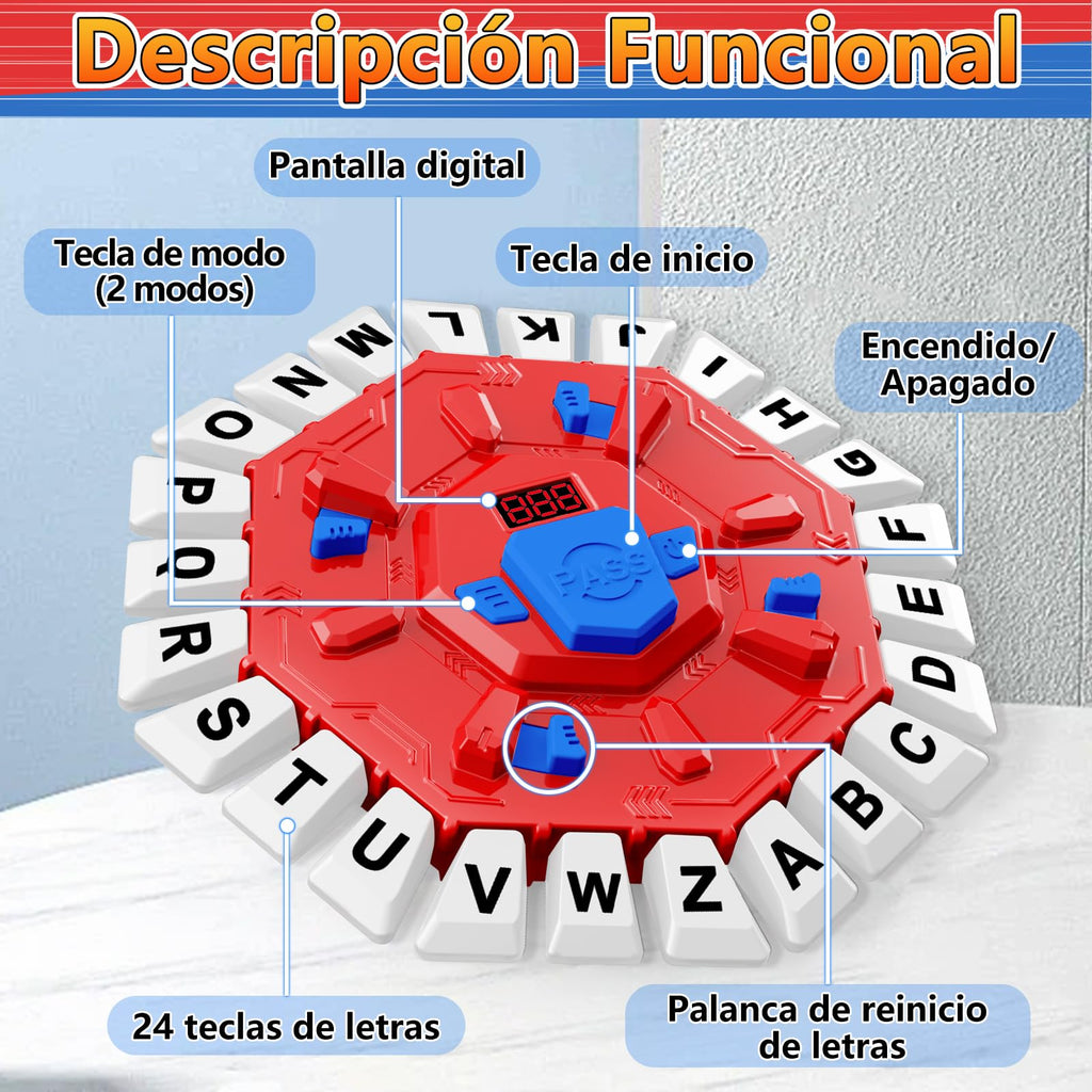 Resflycheng Board Game with Digital Screen | 2 Modes, 35 Double-Sided Cards | Party & Interactive Learning