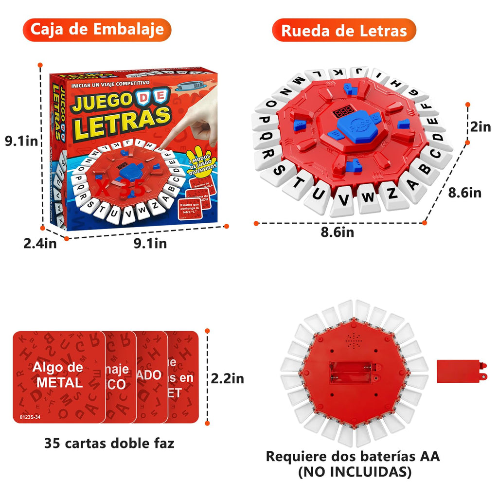 Resflycheng Board Game with Digital Screen | 2 Modes, 35 Double-Sided Cards | Party & Interactive Learning