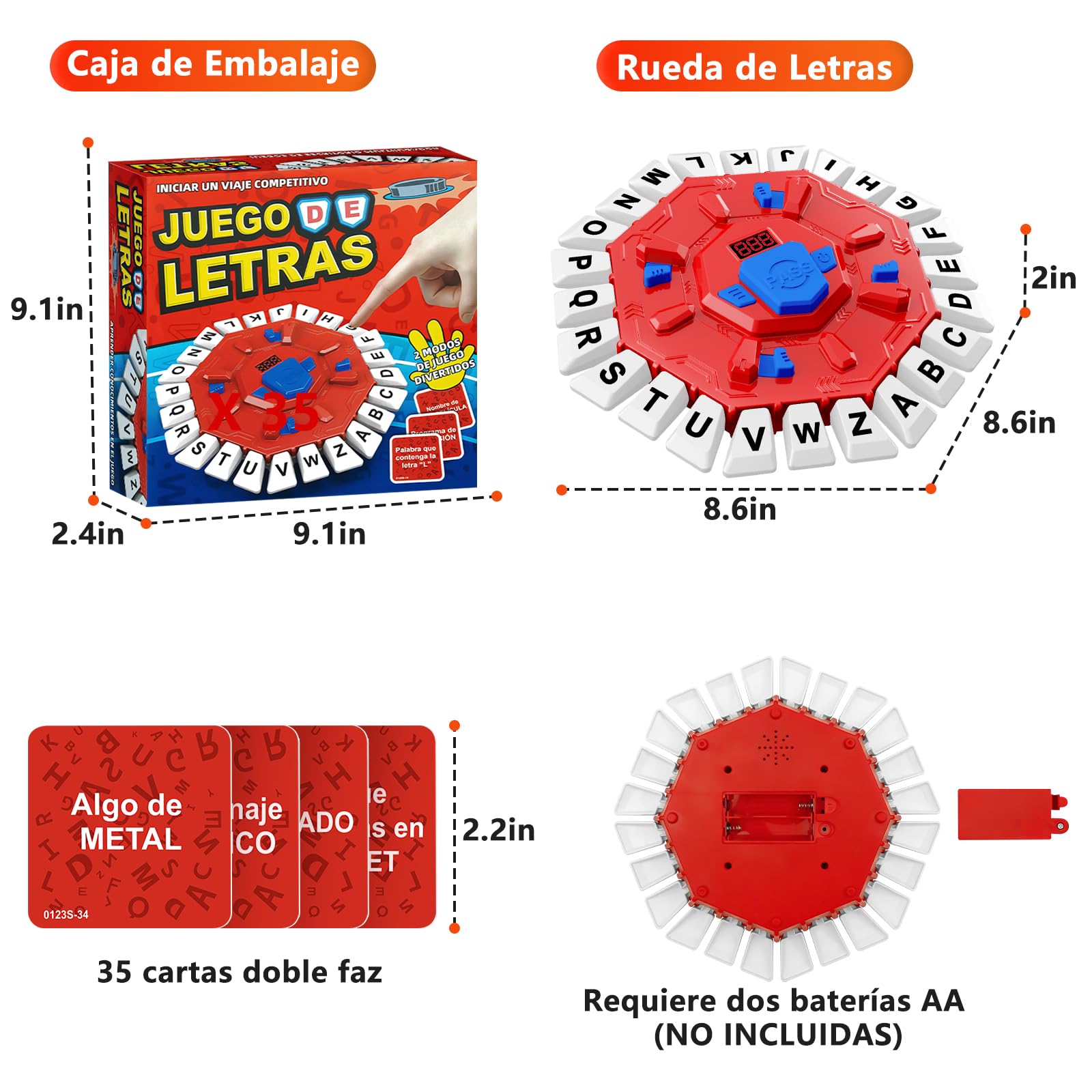 Resflycheng Board Game with Digital Screen | 2 Modes, 35 Double-Sided Cards | Party & Interactive Learning