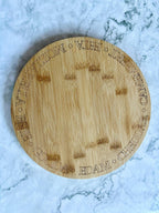 Double Sided Christmas Serving Tray Cheese Board