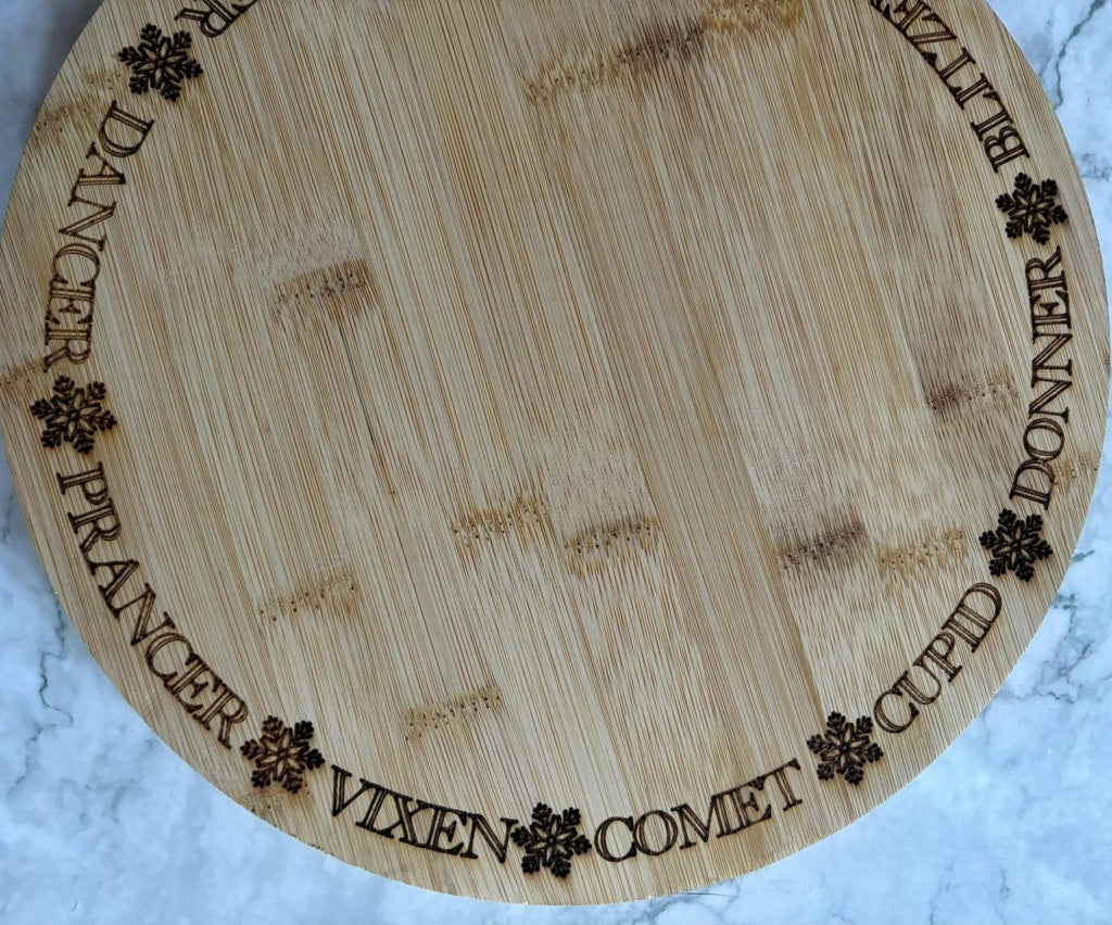 Double Sided Christmas Serving Tray Cheese Board