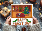 Feast Day Stardew Christmas Card