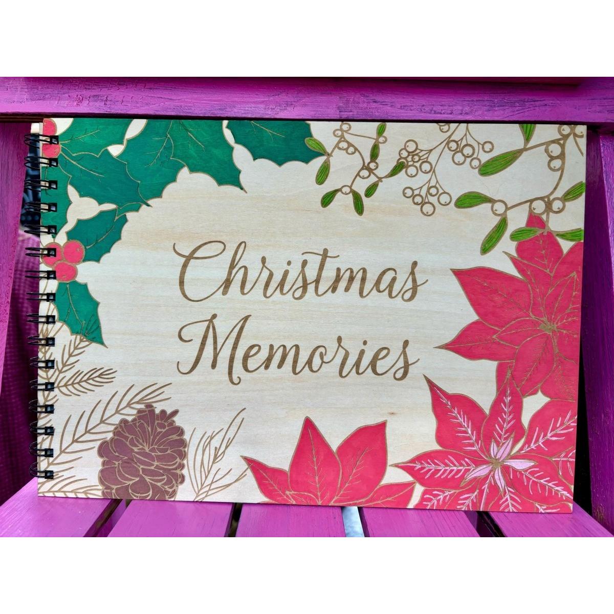 Hand Painted Christmas Photo Album