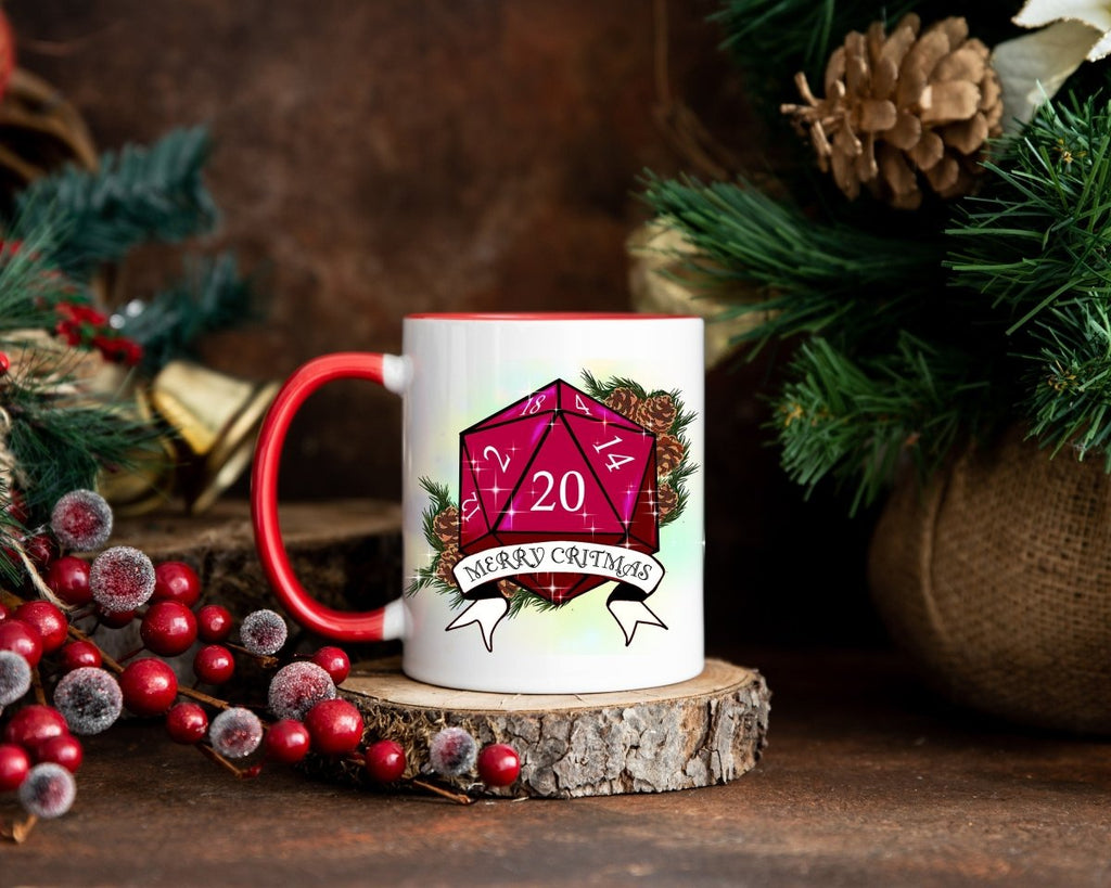 Merry Critmas Christmas DnD Mug