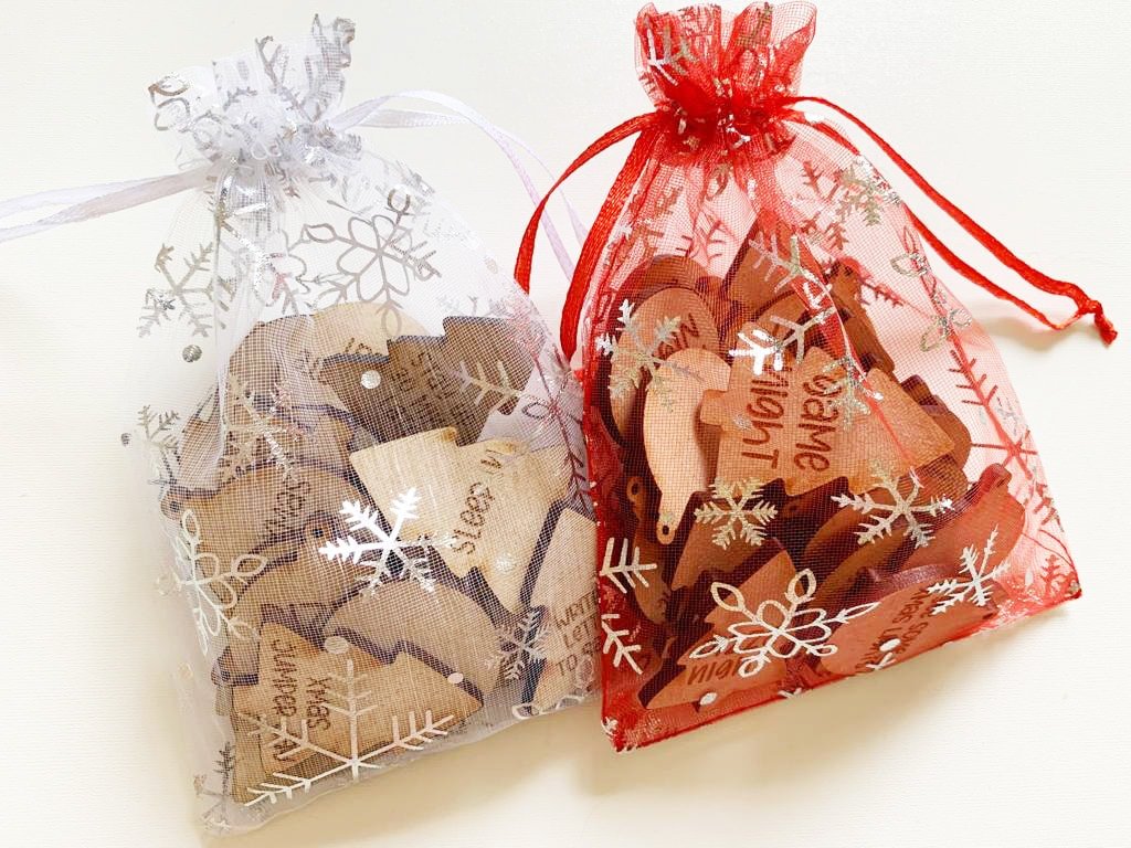 Personalised Christmas Advent Activity Tokens