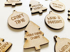 Personalised Christmas Advent Activity Tokens