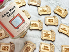 Personalised Christmas Advent Movie Tokens