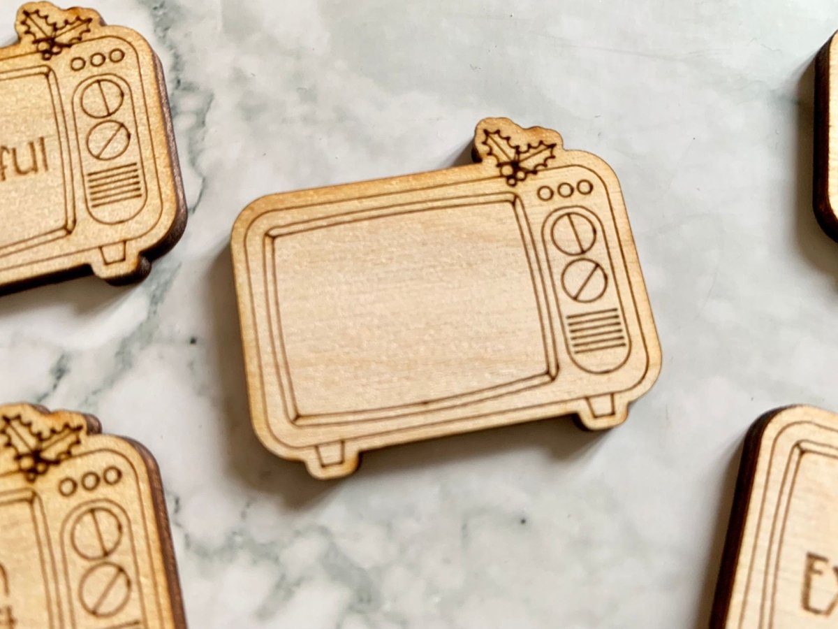 Personalised Christmas Advent Movie Tokens