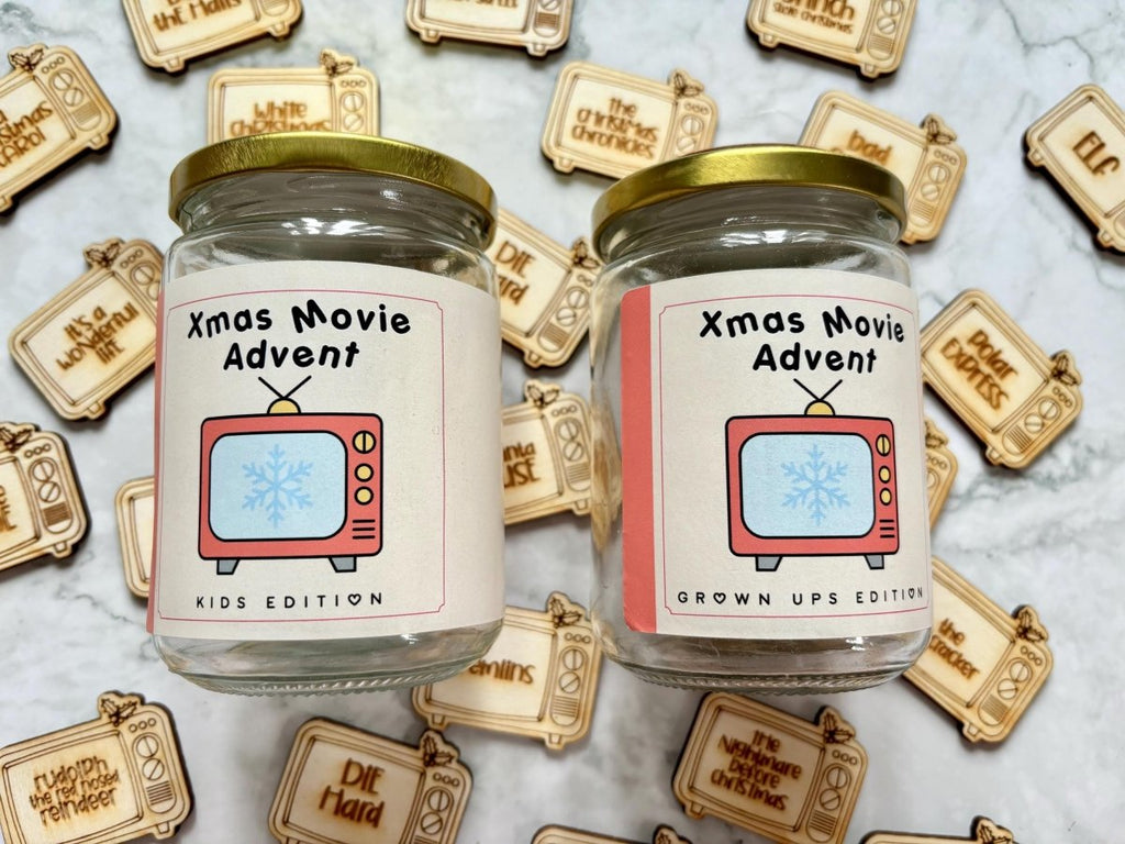 Personalised Christmas Advent Movie Tokens