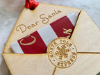 Personalised Letter to Santa Gift Card Holder Christmas Decoration