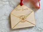Personalised Letter to Santa Gift Card Holder Christmas Decoration