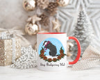 Stop Badgering Me! Badger Christmas Mug