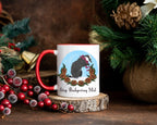 Stop Badgering Me! Badger Christmas Mug