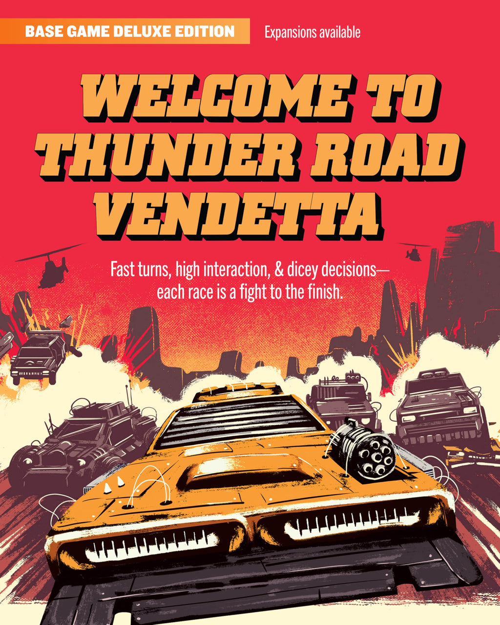 Restoration Games Thunder Road Vendetta — Post-Apocalyptic Racing & Strategy Board Game