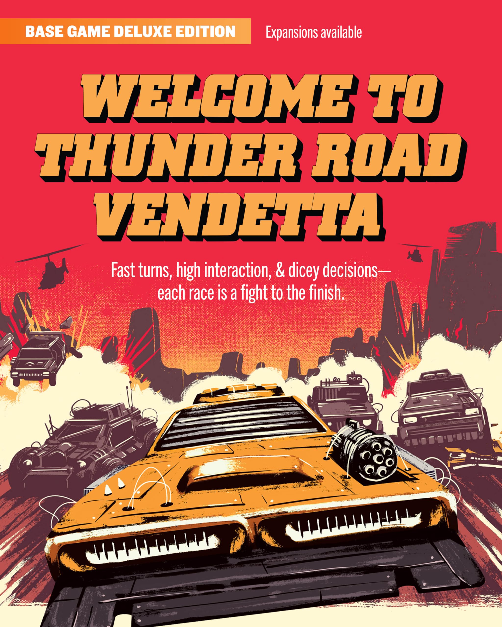 Restoration Games Thunder Road Vendetta — Post-Apocalyptic Racing & Strategy Board Game