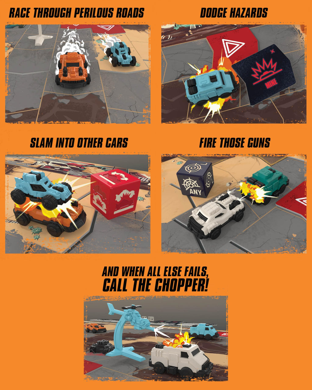 Restoration Games Thunder Road Vendetta — Post-Apocalyptic Racing & Strategy Board Game