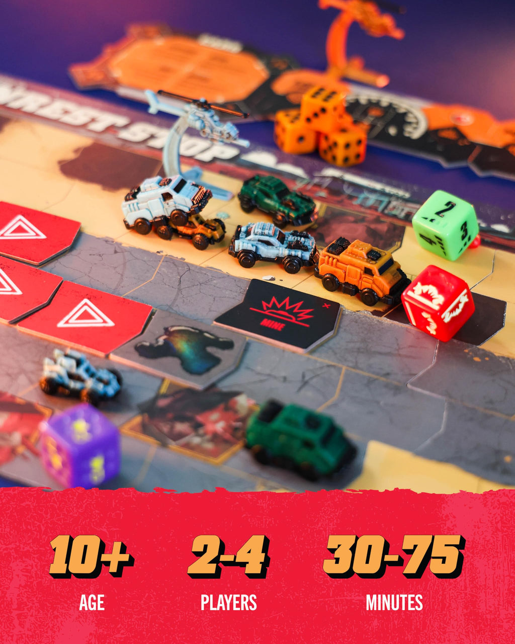Restoration Games Thunder Road Vendetta — Post-Apocalyptic Racing & Strategy Board Game