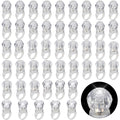 Retisee 50 Pack LED Light Up Rings – Glow in the Dark Party Favors for Bachelorette Parties, Weddings, and Birthdays (Diamond/Heart/Round Shapes)