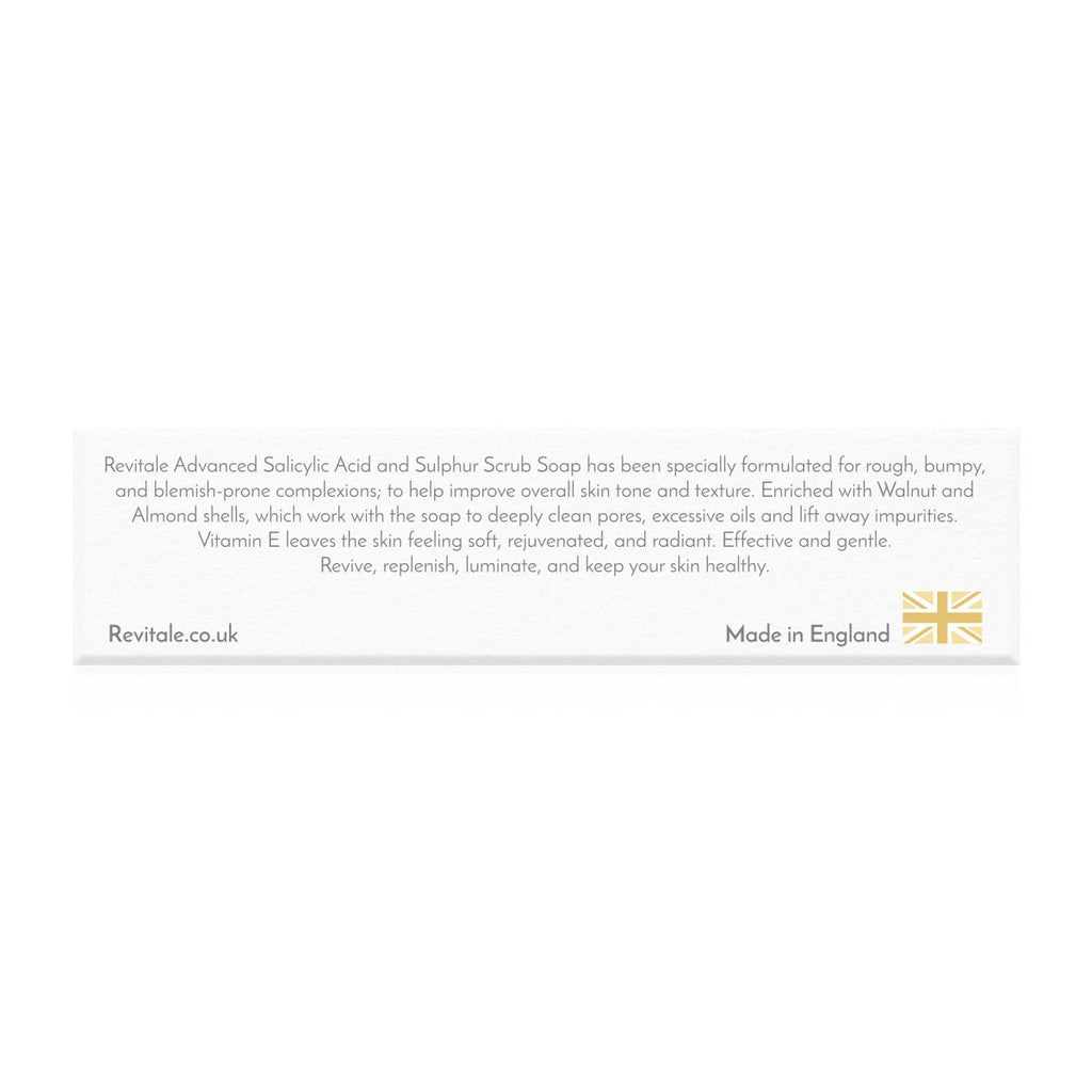 Revitale Advanced Salicylic Acid & Sulphur Scrub Soap