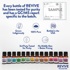 Starter Kit by Revive Essential Oils – 100% Pure Therapeutic Grade Oils for Diffuser and Massage