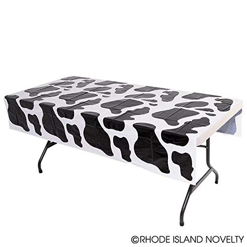 Rhode Island Novelty Cow Print Tablecloth 54x72 — One Per Order