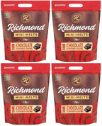 4 x Richmond Mini-Melts Dark Chocolate Flavoured Coating 2.5Kg