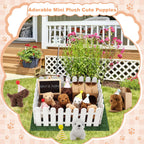 Rigibright 90-Piece Adopt A Puppy Party Favors Set – Mini Plush Dogs & Accessories