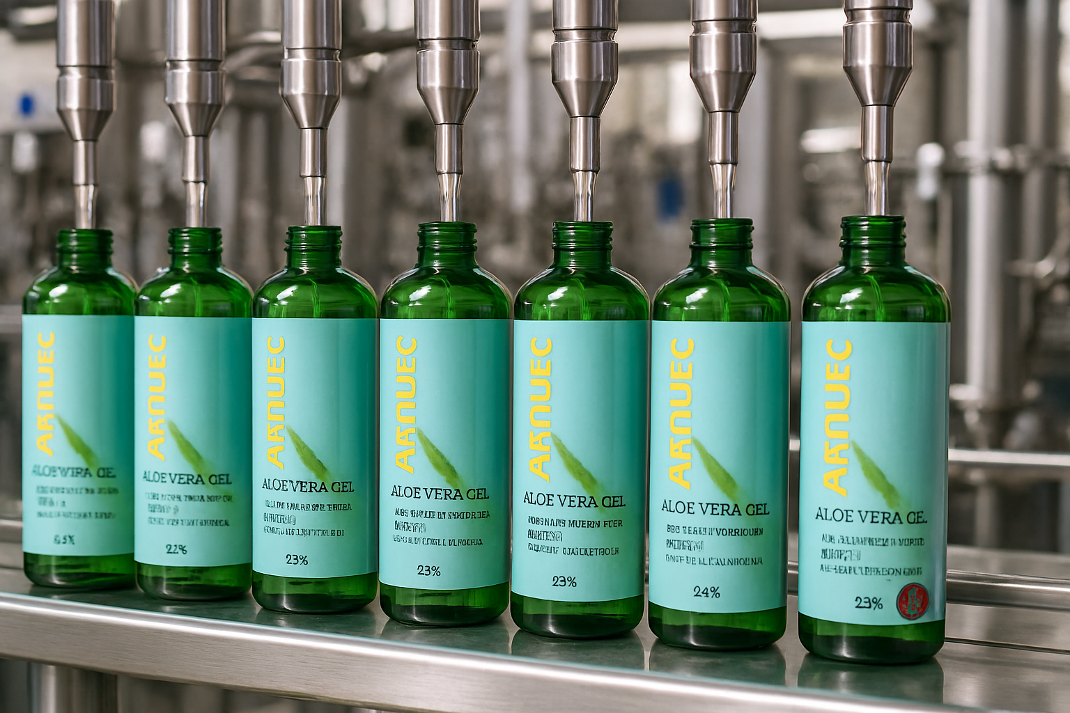 Ammuri Bio Aloe Vera Gel 300g – Reines Naturprodukt, 5er-Pack für Gesicht & Körper
