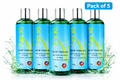 Ammuri Bio Aloe Vera Gel 300g – Reines Naturprodukt, 5er-Pack für Gesicht & Körper