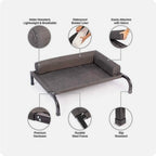 PetFusion Elevated Outdoor Dog Bed Extra Large CLEARANCE