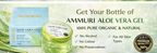 Ammuri Organic Aloe Vera Gel 300g – Pure Hydration for Face, Body & Hair