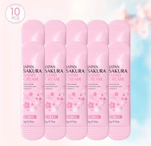 10pc Cherry Blossom Hand Cream