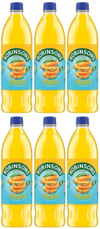 6 x Robinsons Orange & Pineapple 1L Sugar Free