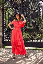 Roco Fashion asymmetrical maxi dress is made of soft, pleasant fabric that will provide comfort to the most demanding women.