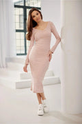 Roco Fashion high-quality knitted fabric eva dress