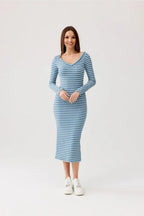 Roco Fashion high-quality knitted fabric eva dress