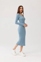 Roco Fashion high-quality knitted fabric eva dress