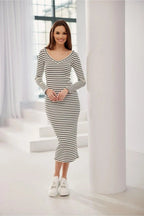 Roco Fashion high-quality knitted fabric eva dress