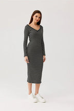 Roco Fashion high-quality knitted fabric eva dress
