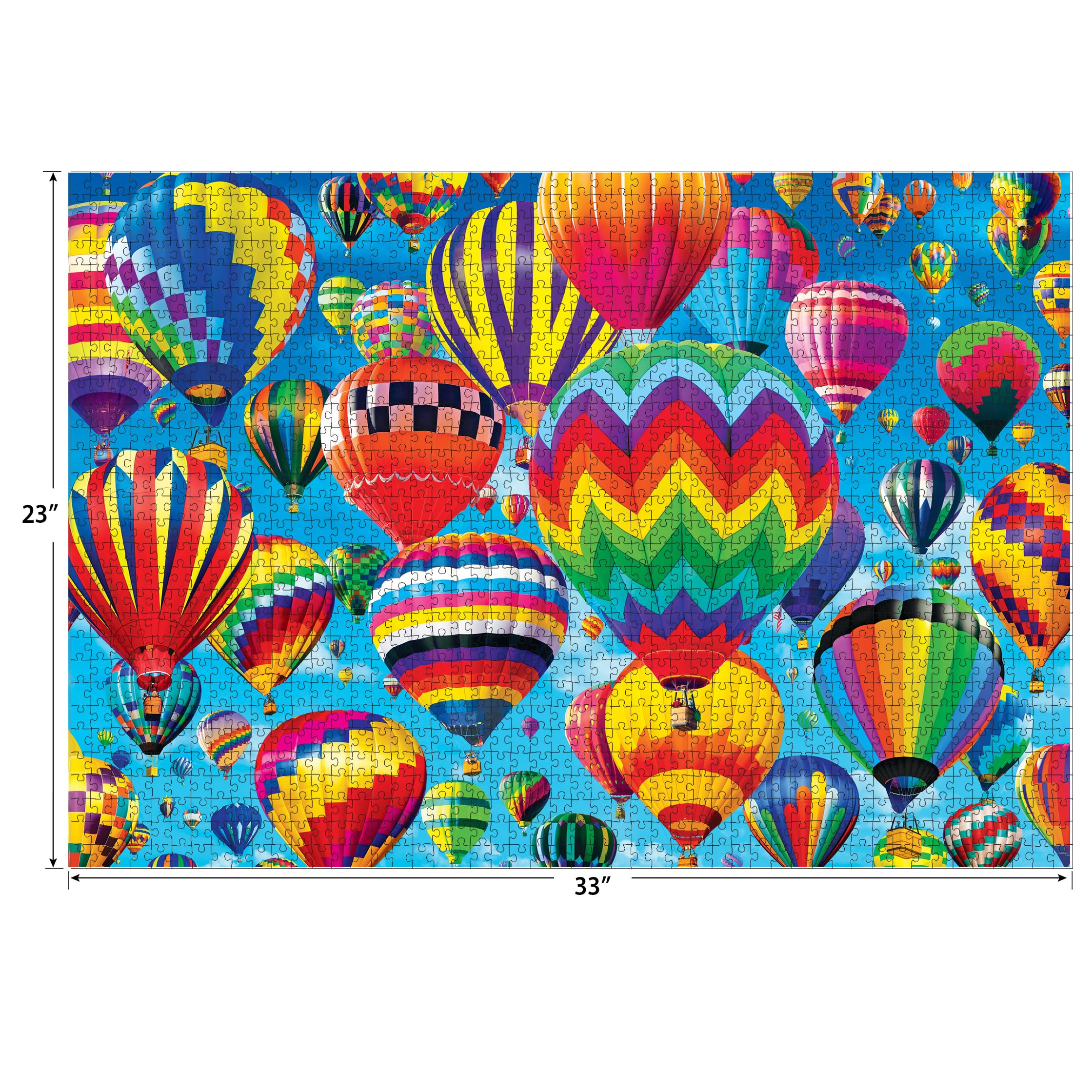 RoseArt Kodak Premium Balloons in Flight 1500-Piece Puzzle for Adults