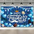 Rosulasi Happy Fathers Day Banner – Extra Large 70.9x45.3in Backdrop for Photos, Indoor & Outdoor