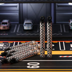 Rotatingpals 32 Pcs Checkered Bubble Wands – Black & White Race Car Party Favors